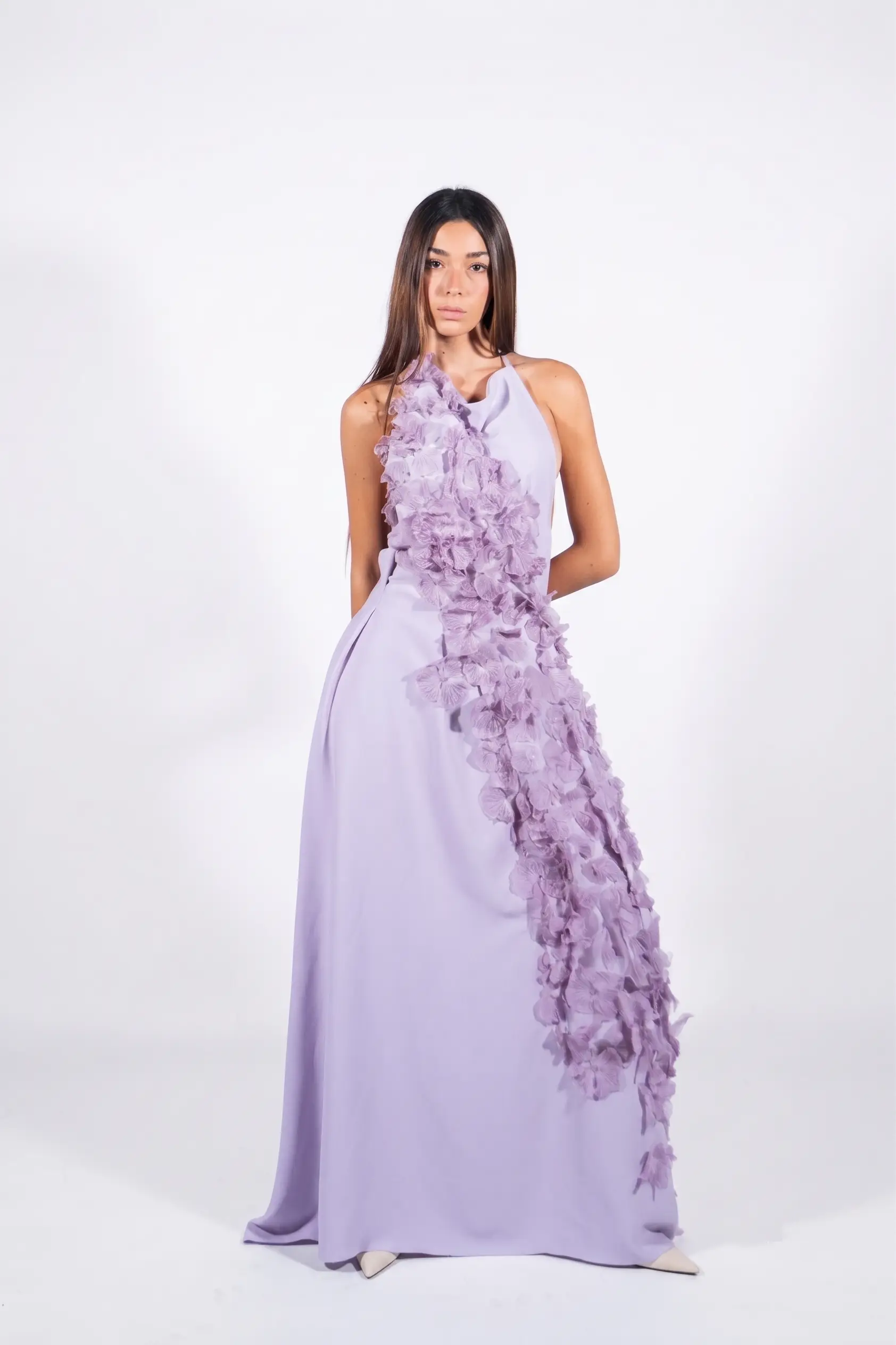 Vestido cascada de flores · LaiaVazz