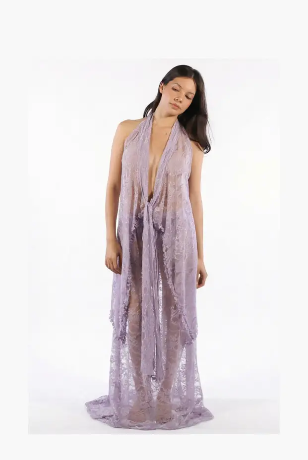 Vestido de encaje malva · LaiaVazz